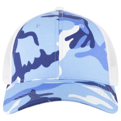 OTTO CAP Camouflage 6 Panel Low Profile Mesh Back Trucker Hat Thumbnail