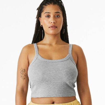 Women's Micro Rib Spaghetti Strap Tank Thumbnail