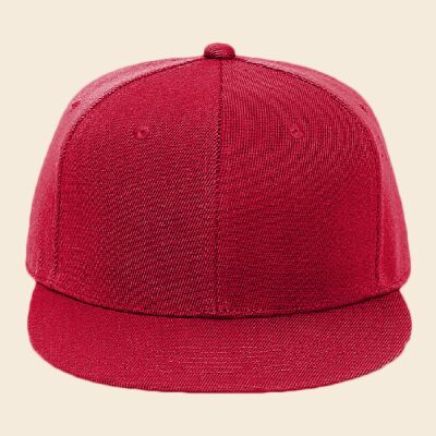 OTTO CAP "OTTO FIT" 6 Panel Mid Profile Flat Visor Baseball Cap Thumbnail