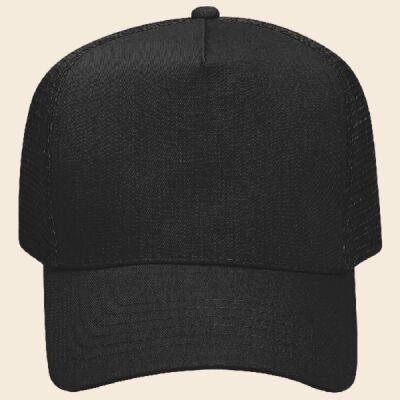 OTTO CAP 5 Panel Mid Profile Mesh Back Trucker Hat Thumbnail