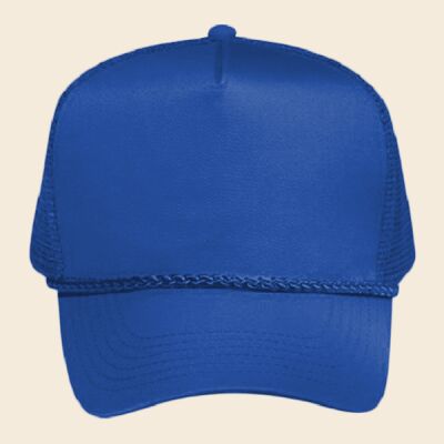OTTO CAP 5 Panel Mid Profile Mesh Back Trucker Hat Thumbnail