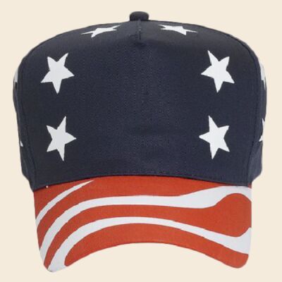 OTTO CAP 5 Panel Mid Profile Baseball Cap Thumbnail