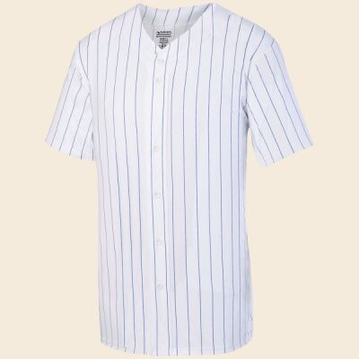 Pinstripe Full-Button Jersey Thumbnail