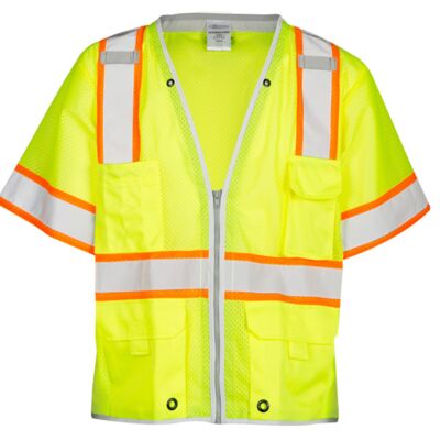 Class 3 Heavy Duty Vest- Lime Thumbnail
