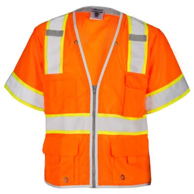 Class 3 Heavy Duty Vest- Orange Thumbnail