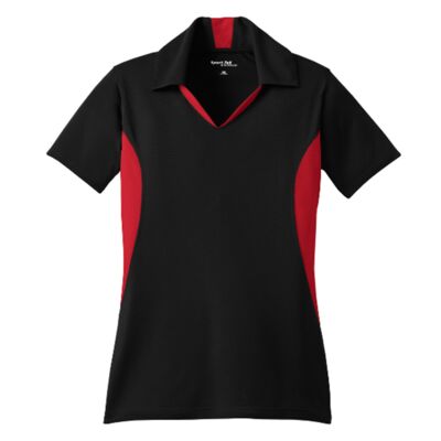Ladies Side Blocked Micropique Sport Wick Polo Thumbnail