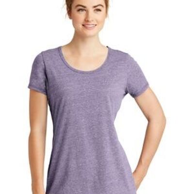 NEW ERA ® Ladies Tri Blend Performance Scoop Tee Thumbnail