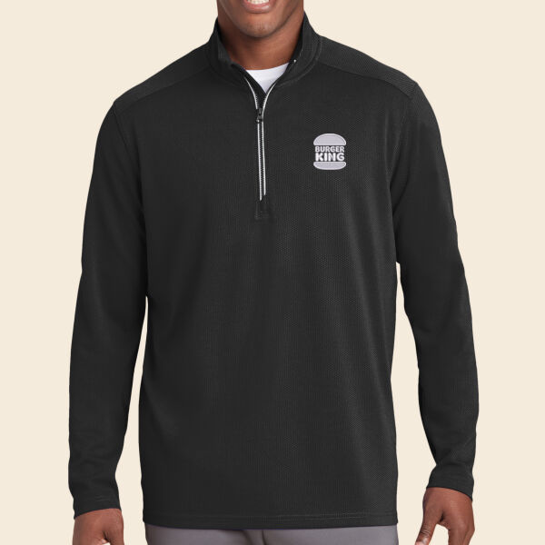 Sport-Tek® Sport-Wick® Textured 1/4-Zip Pullover Thumbnail