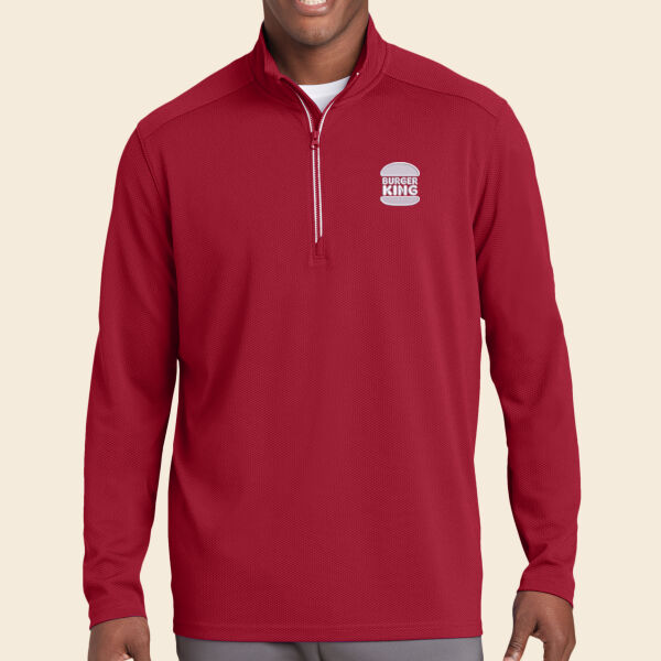 Sport-Tek® Sport-Wick® Textured 1/4-Zip Pullover Thumbnail