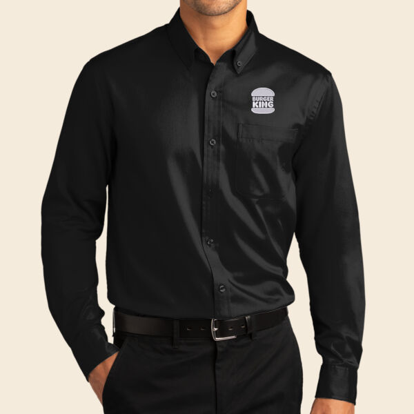Port Authority® Long Sleeve SuperPro React™Twill Shirt Thumbnail