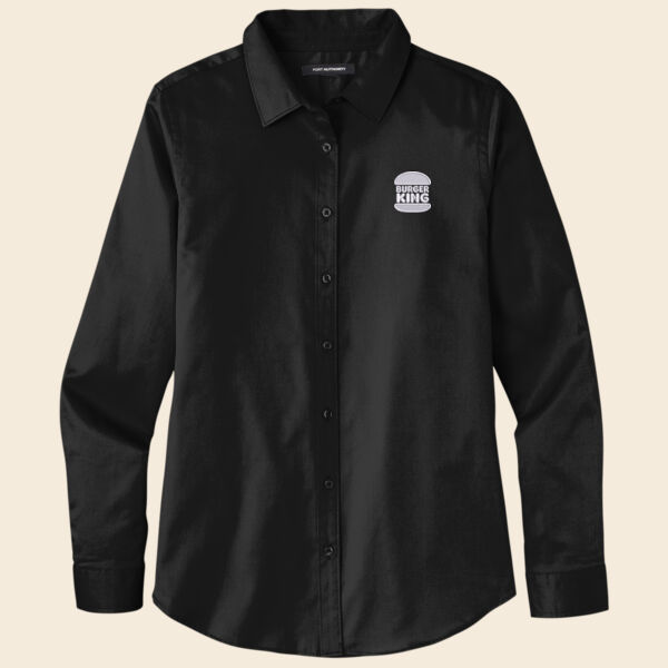 Port Authority® Ladies Long Sleeve SuperPro React  Thumbnail