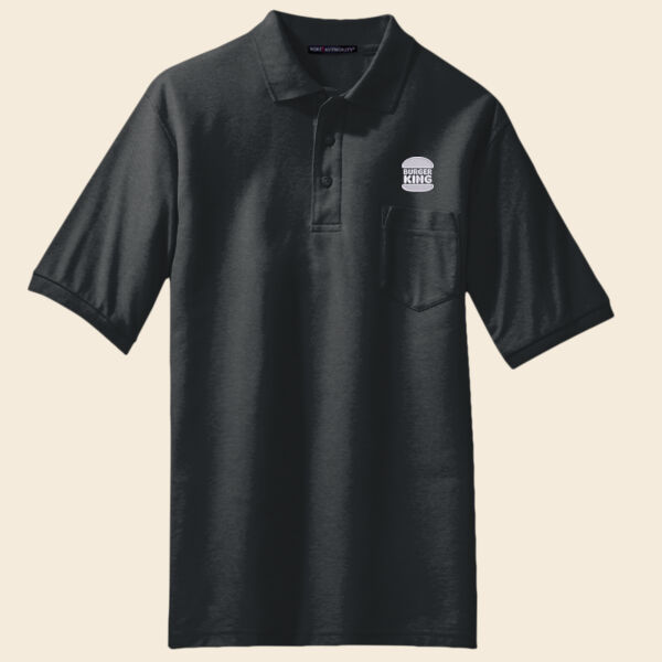 Port Authority® Silk Touch™ Polo with Pocket Thumbnail